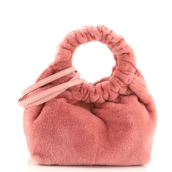 The Row Handbags - The Row Double Circle Bag Mink Small Pink
